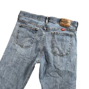 Wrangler Jeans Mens 33x30 Light Wash Relaxed Fit Denim Workwear Western Gorpcore
